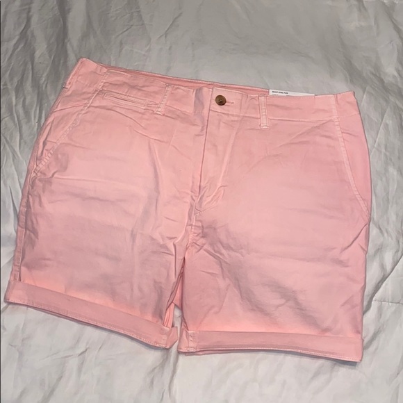 Pink khaki shorts Clearance